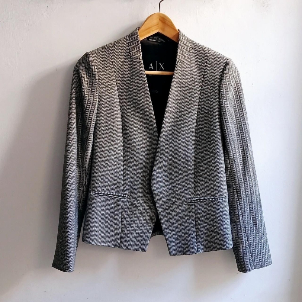 Armani Exchange Herringbone Blazer